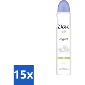 Dove - Deodorant - Women Original - Zachte bescherming - 200 ml - Bulkverpakking - 15 stuks