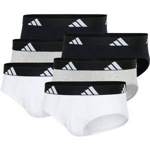 Adidas Basic Brief Heren Herenondergoed Slip Ondergoed, set van 6
