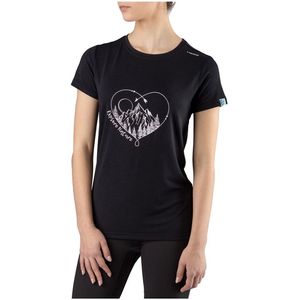 Viking - Lenta Bamboo Light - T-shirt - Zwart - Korte Mouwen