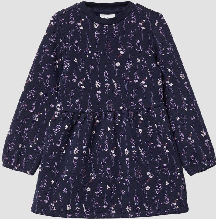 s.Oliver - Jurk - Fleece - Met All-over Print