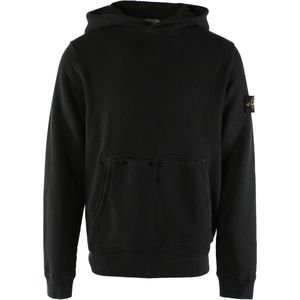 Stone Island - Hoodie - Zwart - Katoen
