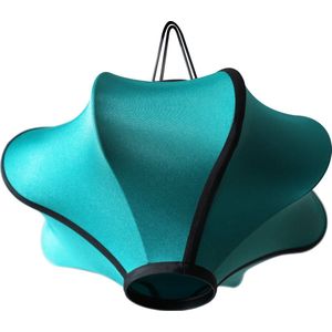 Lampenkap 40cm-Lantaarn-Elastische Stof-Turquoise 'Lumi'