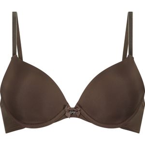 Hunkemöller Dames Lingerie Voorgevormde beugel bh Plunge - Bruin - maat B65