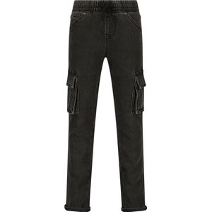 Vingino Jeans Davino cargo Jongens Jeans - Dark Grey Vintage - Maat 176