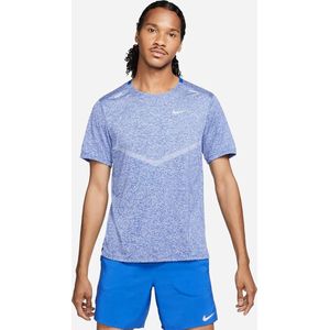 Nike - Sportshirt Rise 365 Dri-Fit - Blauw - Hardlopen - Heren