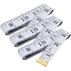 Flexibel Meetlint voor Lichaamsmetingen - 150 cm - Perfect voor Naaien en Stoffen - 3 Stuks