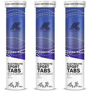 AC Sports Nutrition - Electrolytes - Elektrolyten - Elektrolyten Poeder - Blackcurrant - 3 pack - 60 tabs