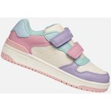 GEOX - J Washiba Girl - Basketbalschoenen - Rozen - Lage Baskets voor Meisjes