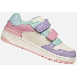 GEOX - J Washiba Girl - Basketbalschoenen - Rozen - Lage Baskets voor Meisjes