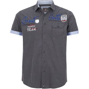 Jan Vanderstorm - Overhemd - Donkerblauw - Korte Mouwen