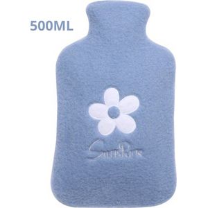 Nivard Warmwaterzak - Knuffel Kruik - Warmwaterkruik - Warmtekussen - Warmtekruik - Bag - 500ML - Blauw