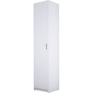 Meubel Square - Kledingkast Slimo - Wit - 180x40x35cm - Opbergkast - Kolomkast