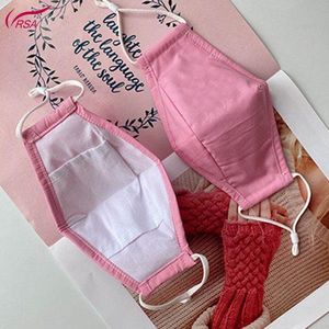 Mondkapje Kinderen - roze mondmasker kind - voor op school en in de publieke ruimte - wasbaar - Roze