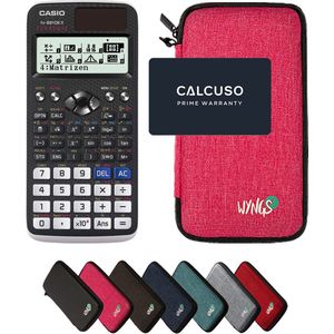CALCUSO Basispakket roze met Rekenmachine Casio FX-991DE X ClassWiz