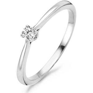 Blush 14 Karaat Witgouden Ring  (Maat: 52) - Witgoud