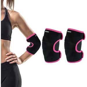 Elleboogbeschermers voor kinderen, instelbaar, zachte elleboogbandage met SBR Pad Guard wraps voor fietsen, dansen, volleybal, kruipen