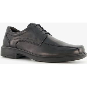 ECCO Helsinki Classic leren heren veterschoenen - Zwart - Uitneembare zool - Maat 43