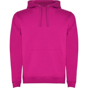 Fuchsia unisex kinder hoodie met capuchon en koord Urban merk Roly 6 jaar 110-116