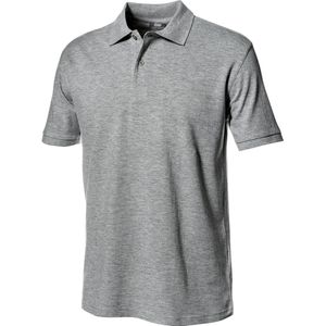 SIR SAFETY PIQUET Korte mouw Werkpolo HEREN Grijs - 100% Katoen - 180 g/m² - Dubbel Gestikt