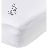 Meyco Home waterdicht hoeslaken eenpersoonsbed - white - 90x210/220cm