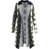 myMo - Vest - Zacht - Scottish Argyle-patroon - Lange Snit