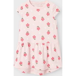 NAME IT NMFVIGGA CAPSL DRESS F1 NOOS Meisjes Jurk - Parfait PinkAOP:Flower - Maat 98