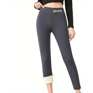 Dames Winterlegging - Thermische Hoge Taille Legging voor Outdoor Activiteiten