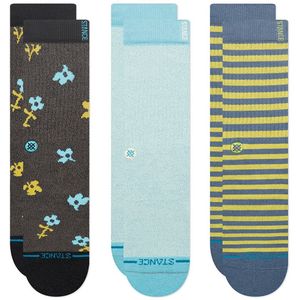 Stance heren casual infiknit butterblend 3P sokken petal whimsy multi