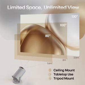 SWGOTA Projector HY300 Pro Android EU Stekker Native 1280*720P Draadloos 5.0 Ondersteuning 4K Autocorrectie Mini Projector