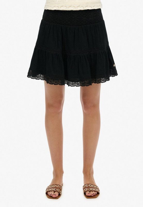 Superdry Ibiza Lace Mix Korte Rok