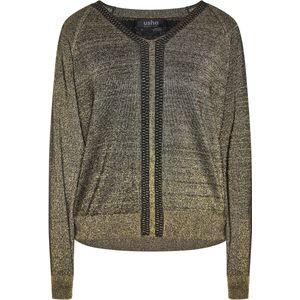 usha - Metallic V-hals Pullover - Langsleeve