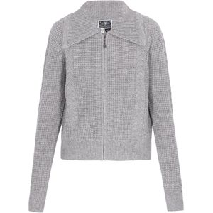 DreiMaster - Maritim - Gebreid Vest - Lichtgrijs