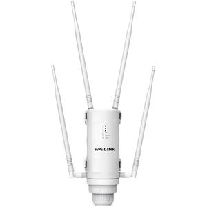 WiFi Repeater - WiFi Versterker - WiFi Extender - Draadloze Router - Outdoor Access Point - Lange Afstand WiFi Antenne - Dual Band 2.4G & 5G - Waterdicht - Snel Internet - Sterk Signaal - 1200Mbps - 4 Externe Antennes - PoE Ondersteuning
