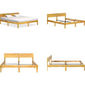 vidaXL Bedframe massief mangohout 180 cm - Bedframe - Bedframes - Bed Frame - Bed Frames