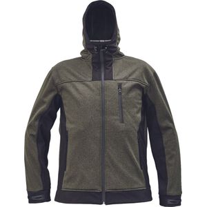 Cerva Werkjas Huyer Softshell Olijfgroen - Werkkleding - 2xl