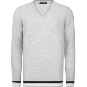 Felix Hardy - Pullover - Grijs - V-hals - Heren - 2XL