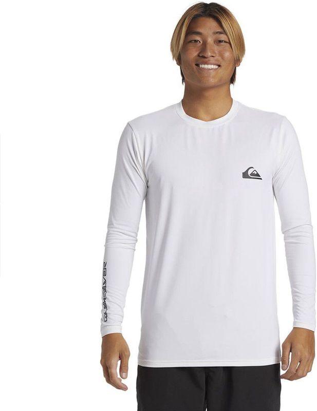 Quiksilver - Alledaagse Surf - Rashguard - Zwart - Lange Mouwen - UPF 50
