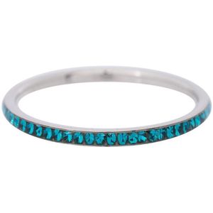 iXXXi Jewelry - Vulring - Zilver/Turkoise - Zirconia Turquoise - 2mm