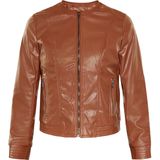 usha - Tussenjassen - Eco-leer - Regular Fit - Ronde Hals - 7/8 Mouwen