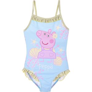 Peppa Pig - Badpak Peppa Pig - blauw - maat 116