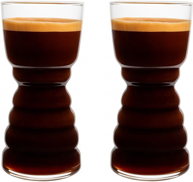 Cosy Trendy - Omagio Café Bubbel Barista - Koffieglazen - 240 ml - 2 stuks