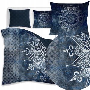 Katoenen Satijn Dekbedovertrek Set 140x200cm - Ornament Mandala