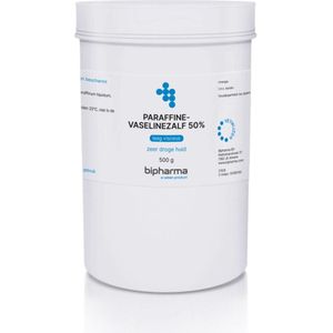 Bipharma - Paraffine Vaselinezalf 50% - 500 gr - Rijk Voedende Zalf