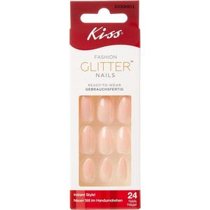 KISS Kunstnagels - Acrylnagels - Waterdicht - Vlekvrij - Geen droogtijd - Fashion Glitter Nails - Missing Out