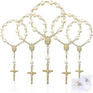 Dooprozenkrans - gastgeschenk doop - acryl legering