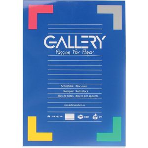 Gallery schrijfblok, ft A4, gelijnd, 100 vel, 1 stuk
