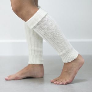 Bonnie Doon Beenwarmers Off White Unisex Onze Size - Dames en Heren - Sleever - Legwarmer - Grof Gebreid - Wol - 1 paar - Warm - Comfortabel - Ivory - Crème Wit - Ivoor - Gebroken Wit - Mode Accessoire - BE021766.250