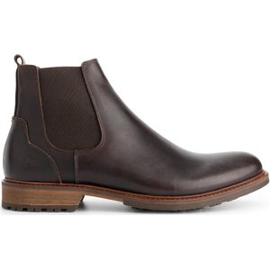 Travelin - Winslow - Chelsea Boots - Donkerbruin - Leer