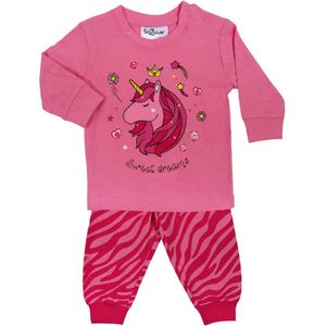 Fun2Wear - Unicorn - sweet dreams - kinder - pyjama - Fuchsia / maat 98