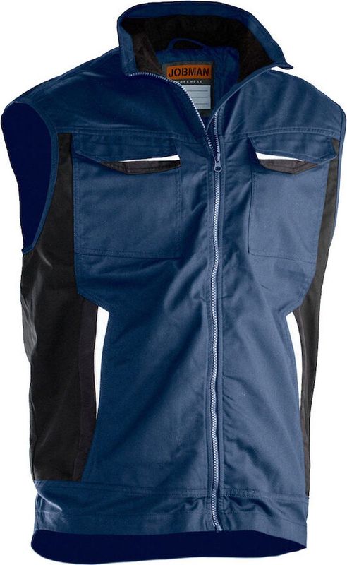 Jobman 7507 - Service Vest - Lichte Bodywarmer - Diverse Zakken - Reflecterende Details
